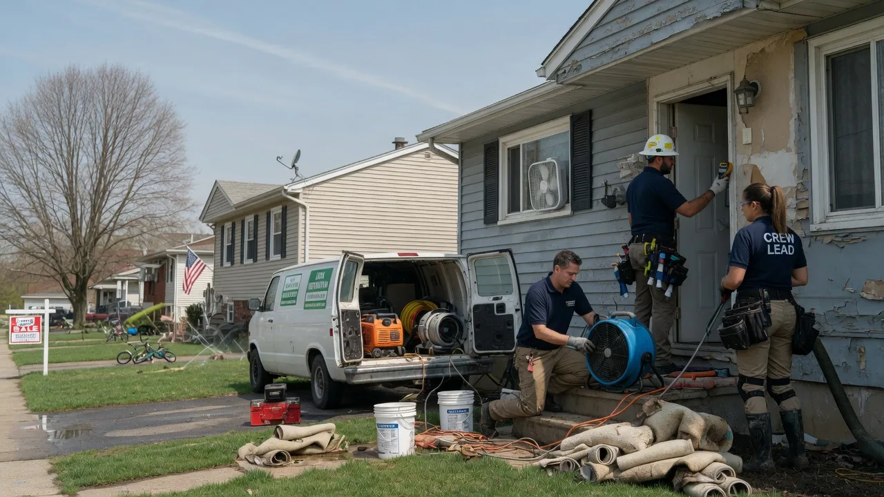Flood Cleanup in Tobyhanna, PA near me